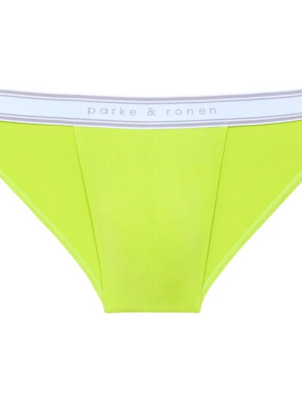 Parke & Ronen Bright Lime Waistband Underwear - Picture 2 of 5
